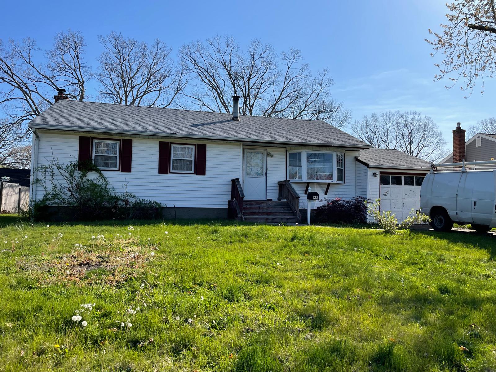 Centereach Ranch Home Makeover before renovation